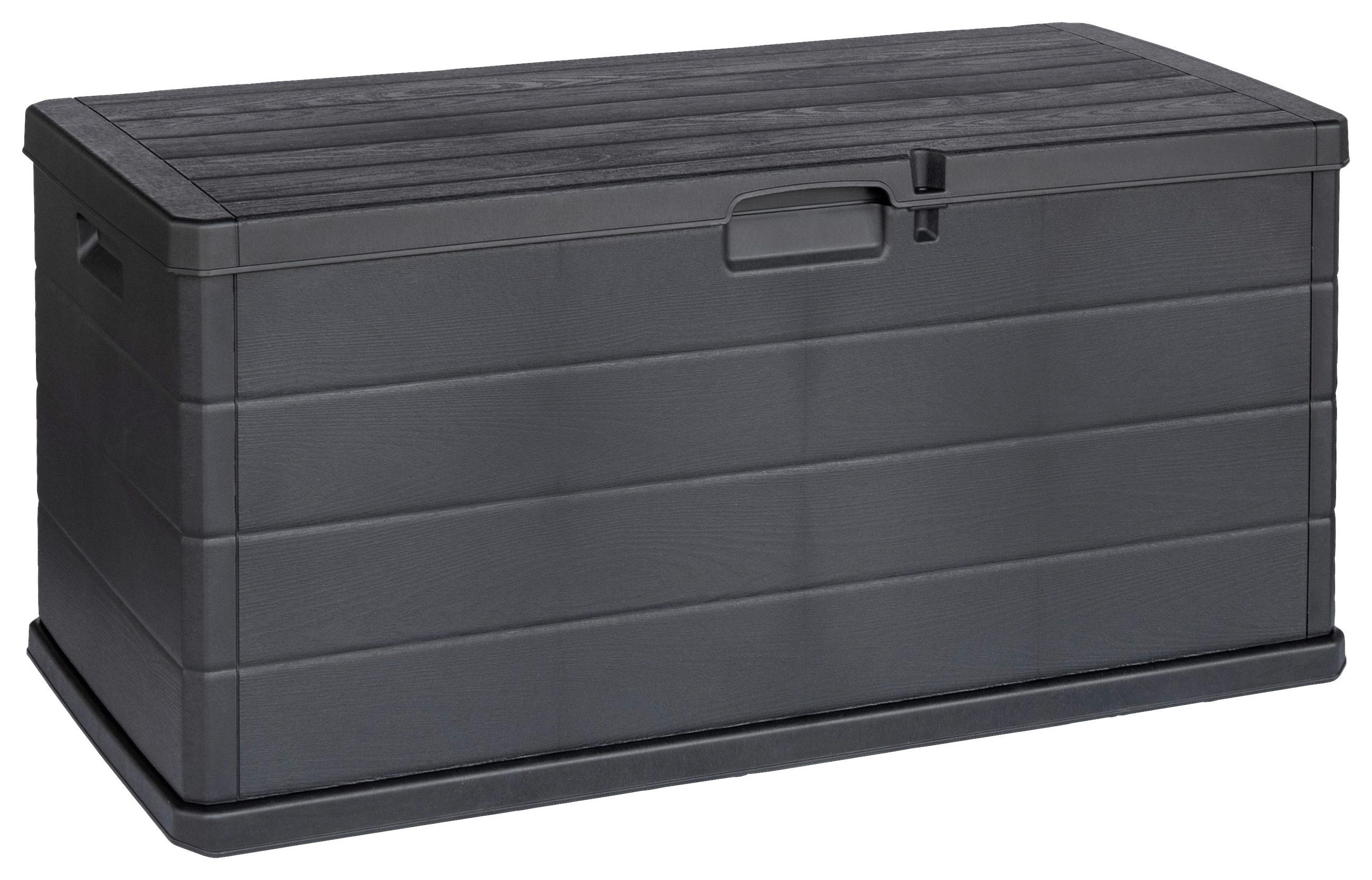 KISSENBOX  - Anthrazit, MODERN, Kunststoff (118cm)
