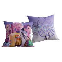 DÍSZPÁRNA 40/40 cm  - lila, Design, textil (40/40cm)