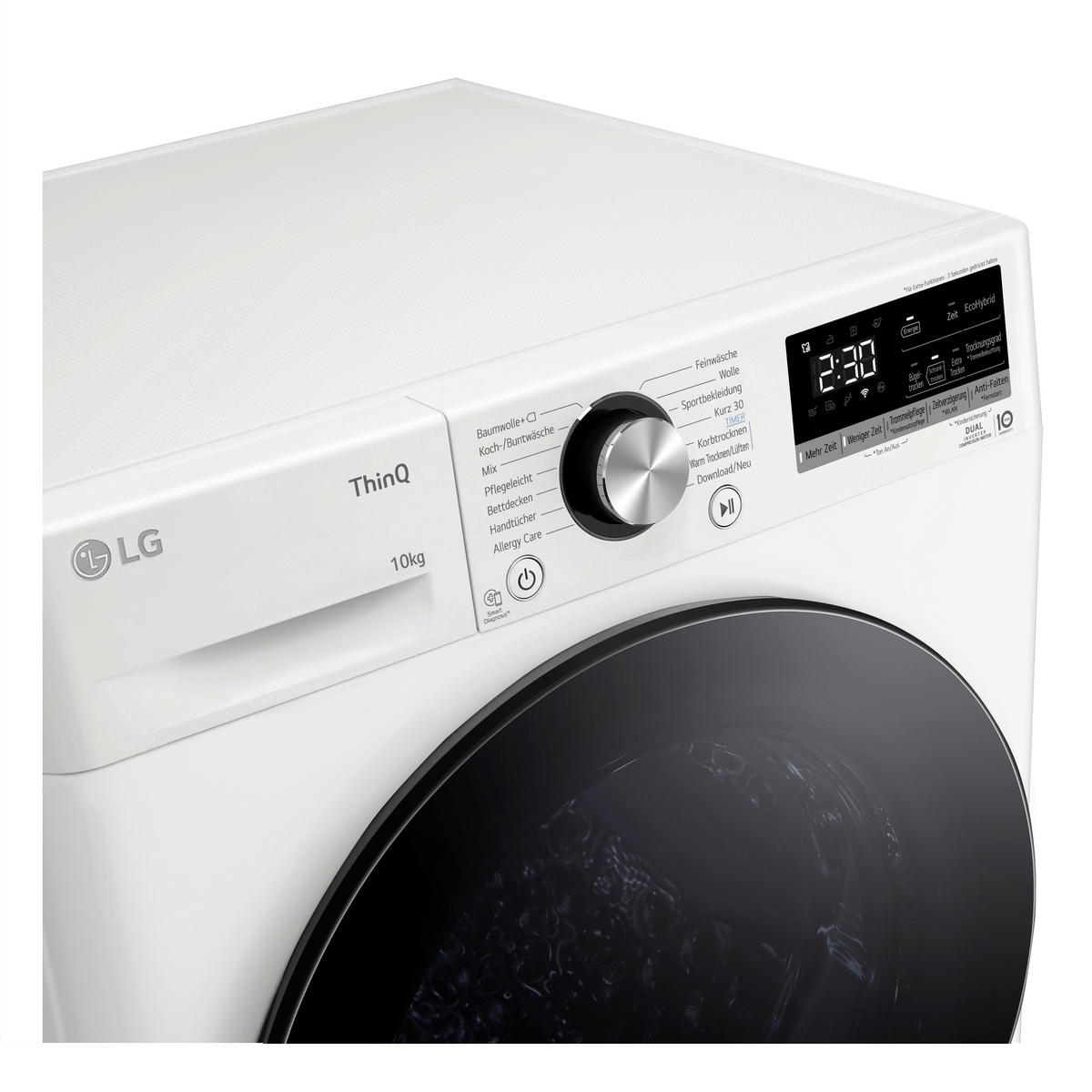WÄRMEPUMPENTROCKNER V9AYXT  - Weiß, Basics, Metall (60/85/66cm) - LG