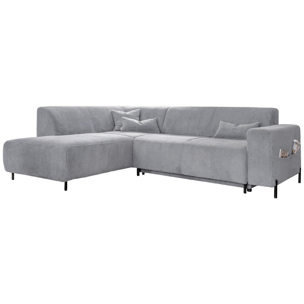 MID.YOU ROHOVÁ SEDAČKA, textil, svetlosivá