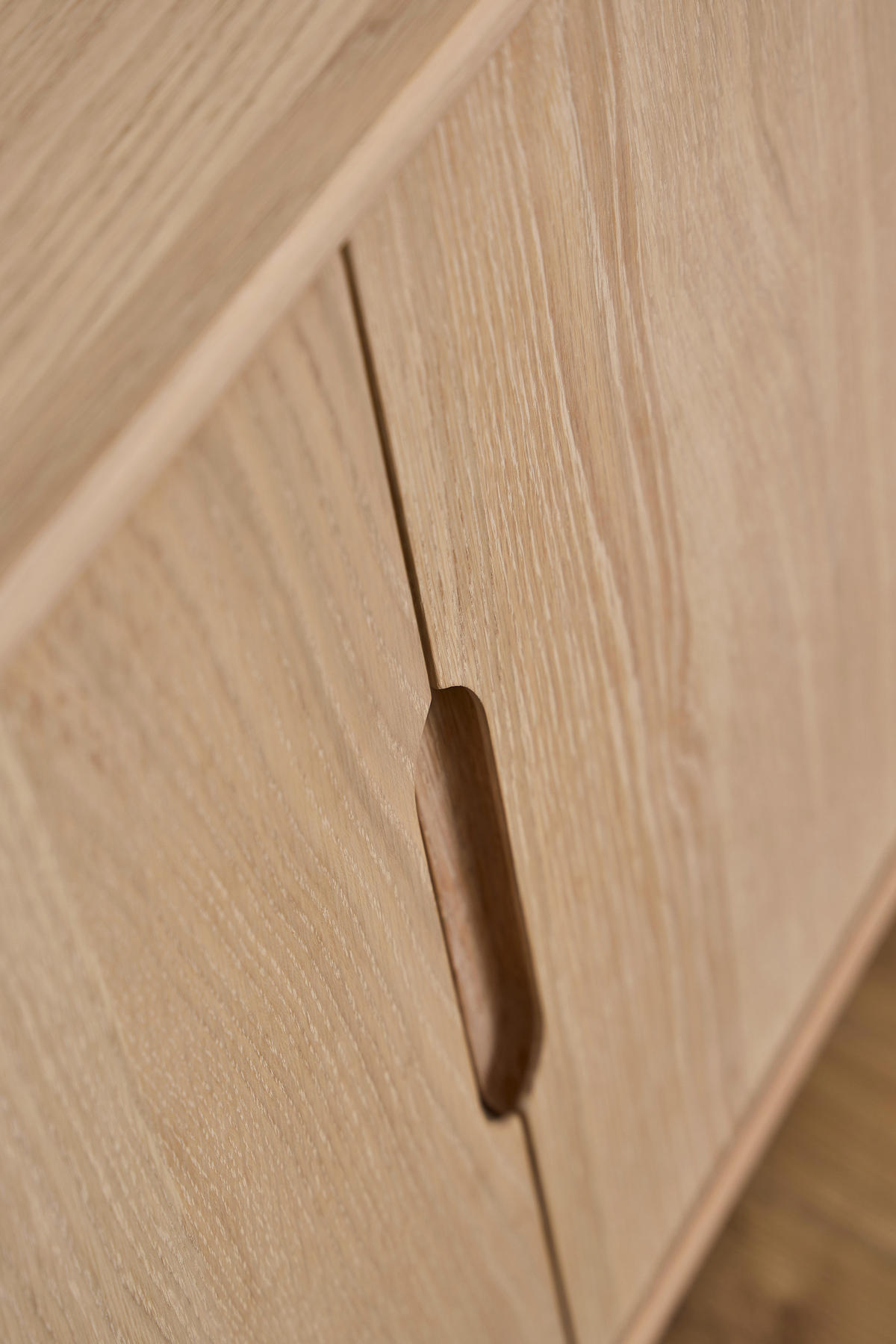 SKÄNK 180/75/40 cm  - vit/ekfärgad, Design, trämaterial (180/75/40cm) - MID.YOU