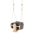 BABYSCHAUKEL  - Grau, Trend, Holz/Kunststoff (46/37/33cm) - My Baby Lou