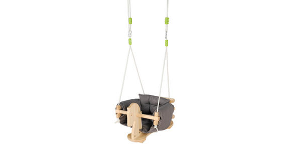 BABYSCHAUKEL - Grau, Trend, Holz/Kunststoff (46/37/33cm) - My Baby Lou