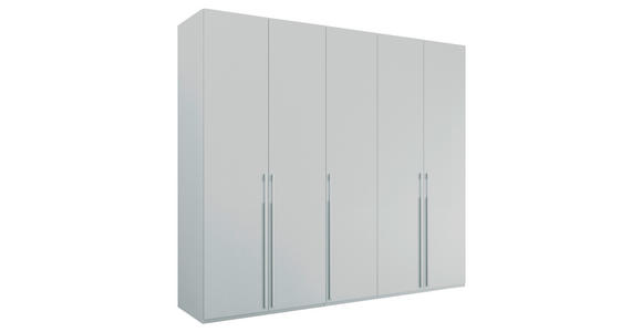 DREHTÜRENSCHRANK 251/223/60 cm 5-türig Grau - Grau, Trend, Holzwerkstoff/Metall (251/223/60cm) - Novel