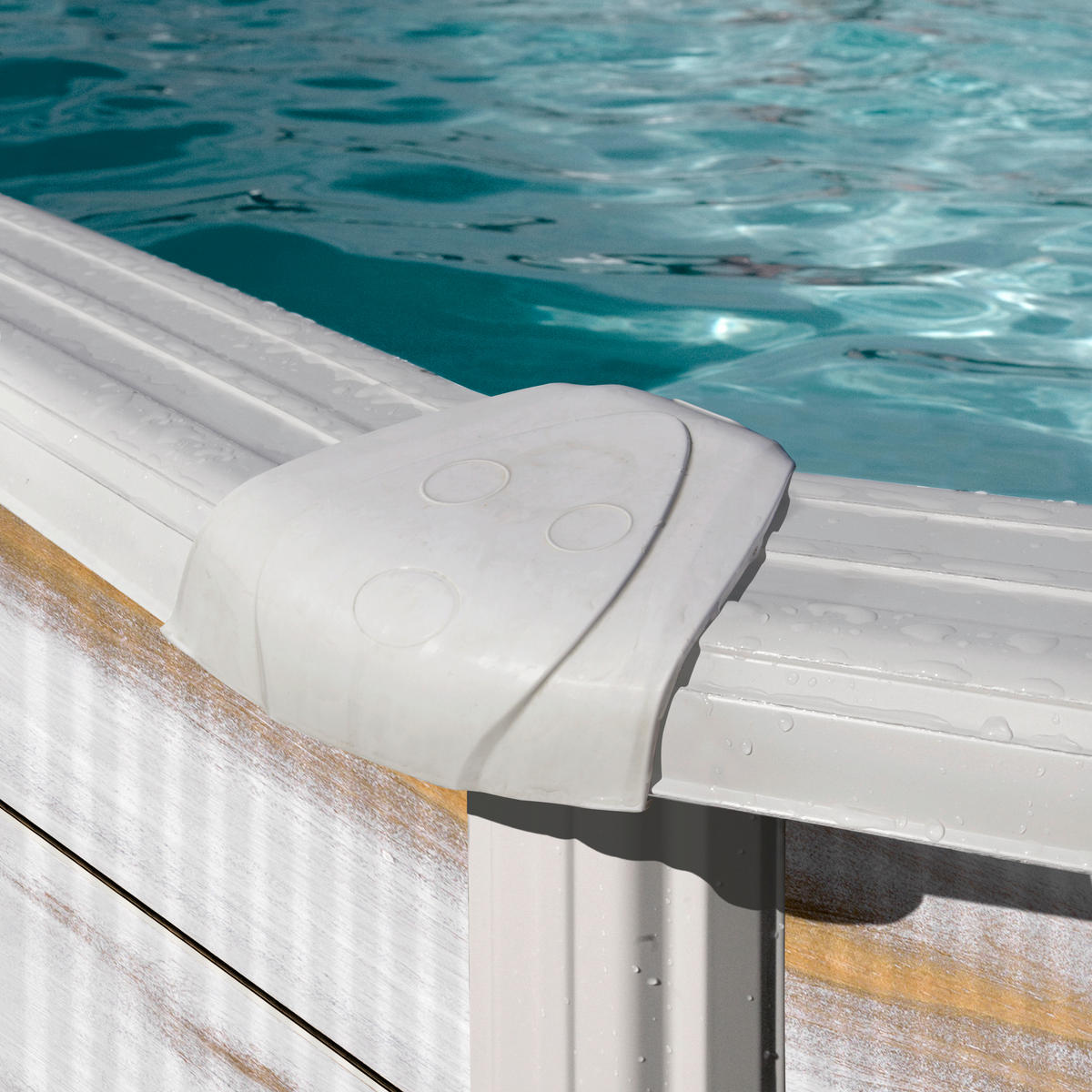POOL-SET 2024 610/375/120 cm  - Weiß, KONVENTIONELL, Metall (610/375/120cm) - Gre