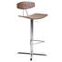 BARHOCKER in Chromfarben, Walnussfarben - Chromfarben/Walnussfarben, Design, Holz/Metall (44/103/42cm) BARHOCKER in Chromfarben, Walnussfarben - Chromfarben/Walnussfarben, Design, Holz/Metall (44/103/42cm)