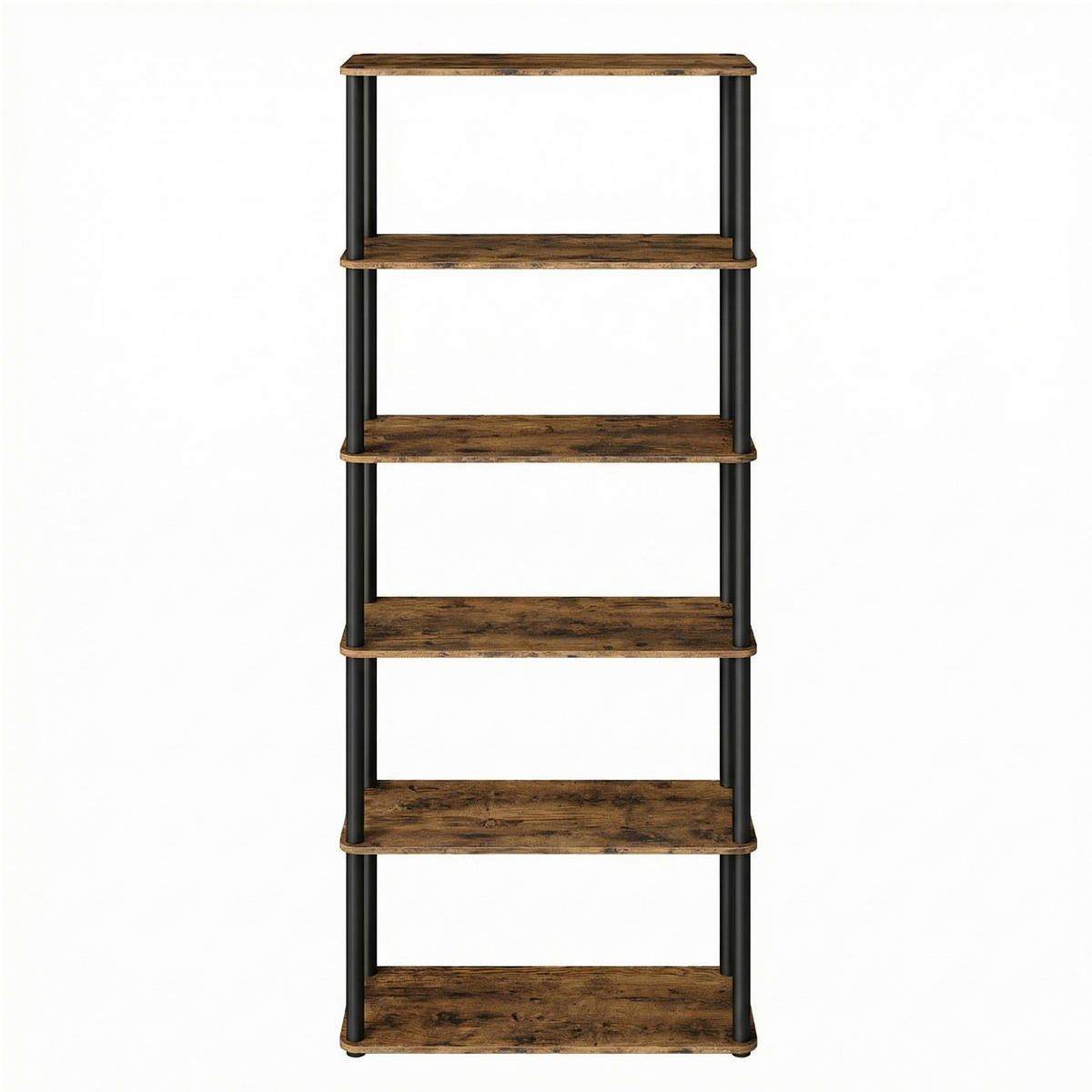 REGAL Schwarz, Dunkelbraun  - Dunkelbraun/Schwarz, Trend, Holzwerkstoff/Metall (60/173,4/23,8cm) - Boxxx