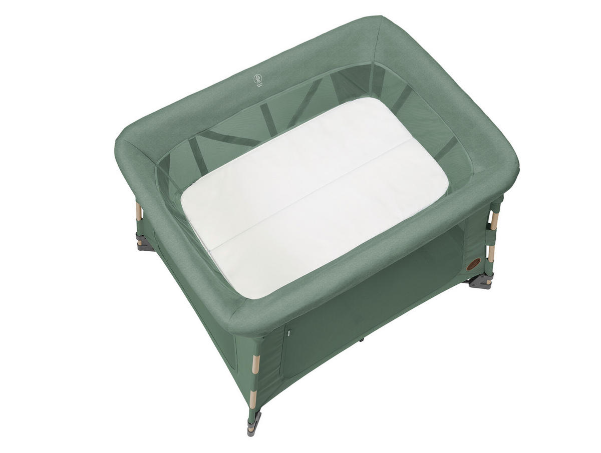 REISEBETT Swift Dunkelgrün  - Dunkelgrün, Basics, Kunststoff/Metall (106/76/86cm) - Maxi-Cosi
