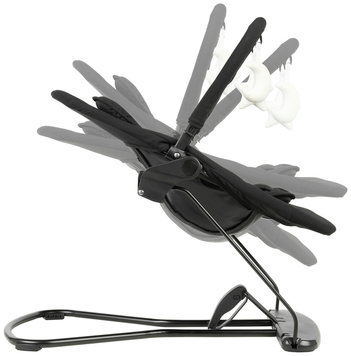 NJIHALICA  LUNCH  - crna, Osnovno, tekstil/metal (66/45/48-58cm) - My Baby Lou