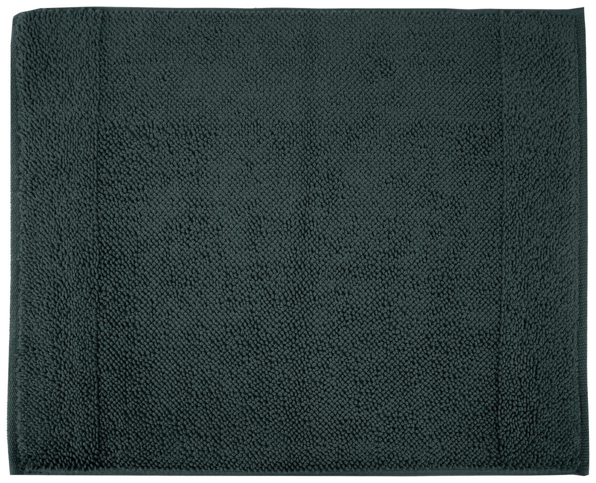 BADEMATTE BONITA Dunkelgrün 50/60 cm  - Dunkelgrün, KONVENTIONELL, Textil (50/60cm) - Bio:Vio