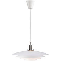 HÄNGELEUCHTE 38/17 cm  - Weiß, Design, Metall (38/17cm) - Nordlux