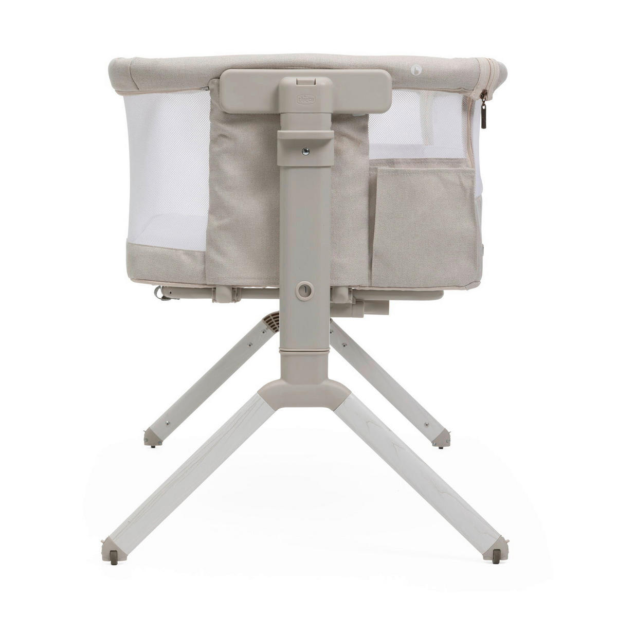 BEISTELLBETT Next2Me Armonia  - Beige, Basics, Textil/Metall (99/69/83/55,5cm) - Chicco