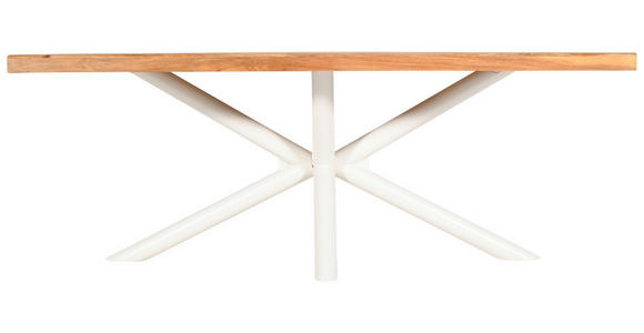 TISCHGESTELL in Metall 160/75/72 cm - Creme, Design, Metall (160/75/72cm) - Landscape