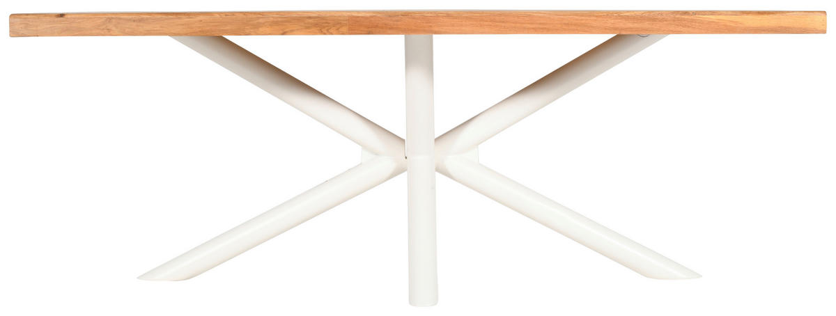 TISCHGESTELL Creme  - Creme, Design, Metall (160/75/72cm) - Landscape