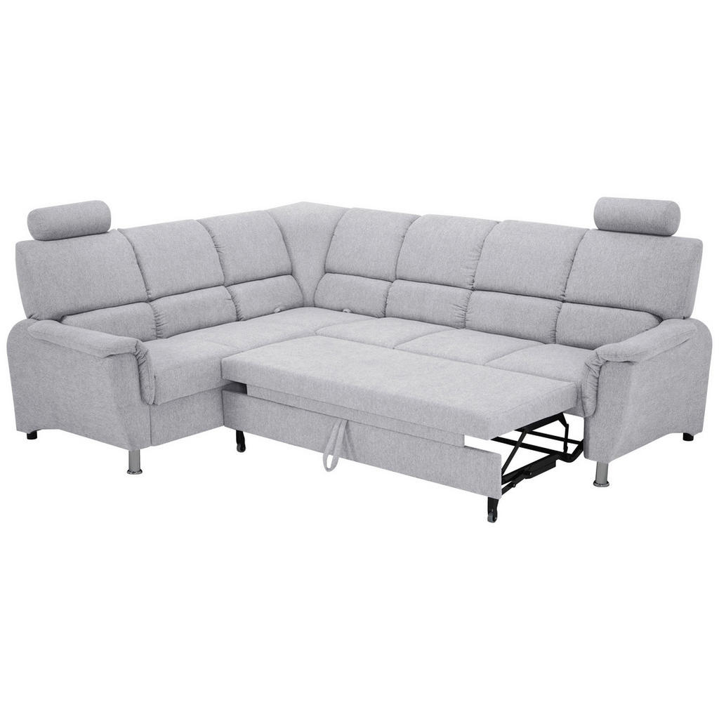 Thumbnail - Livetastic Ecksofa, Blaugrau, Holz, Textil, Kiefer, Hartholz, 3-Sitzer, 270x219 cm, Made in EU, Wohnzimmer, Sofas & Couc...