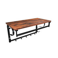 WANDGARDEROBE - Schwarz/Braun, Trend, Holzwerkstoff (60/31,7/30cm) - Boxxx