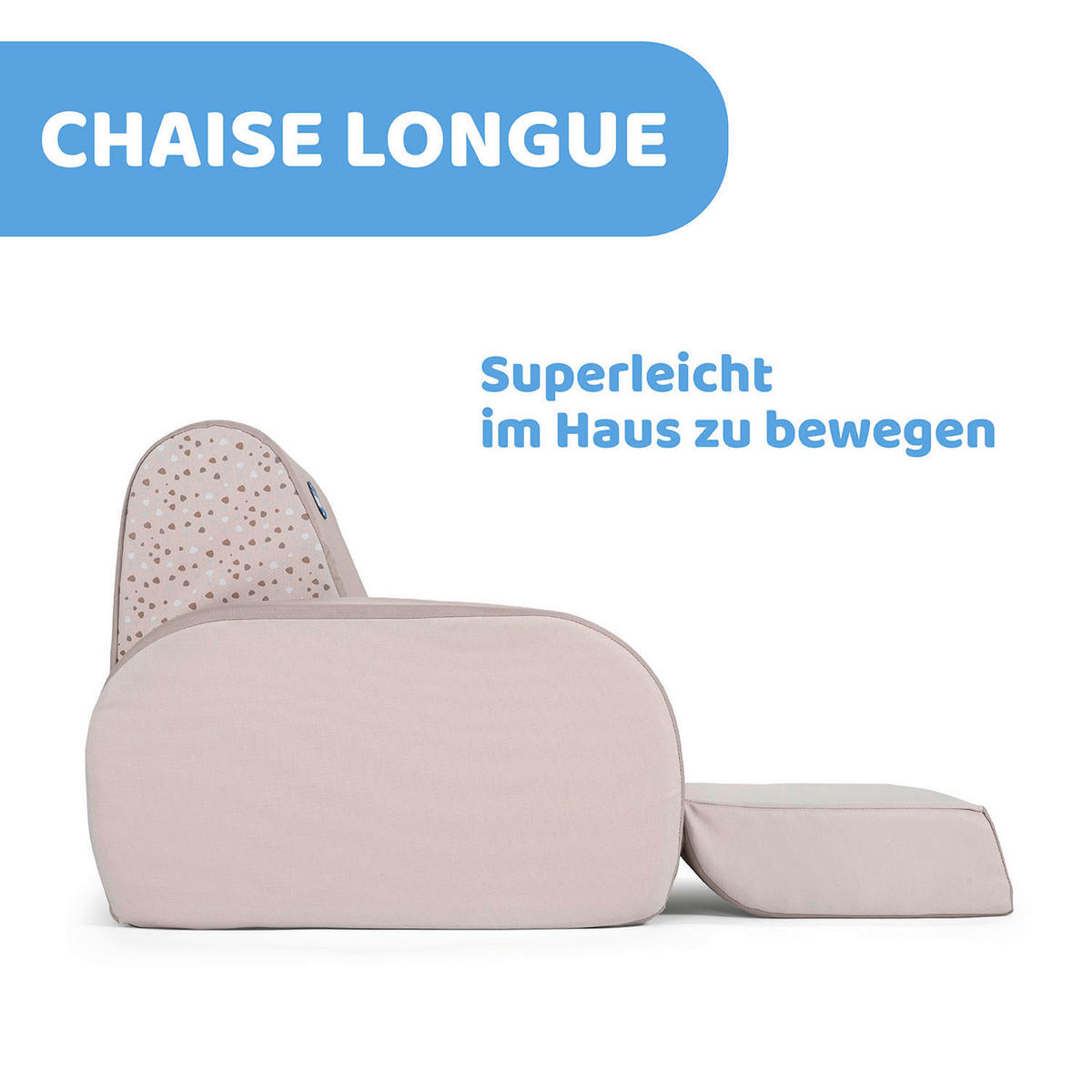 KINDERSESSEL - Beige, Basics, Textil (50/30/38/44/88cm) - Chicco