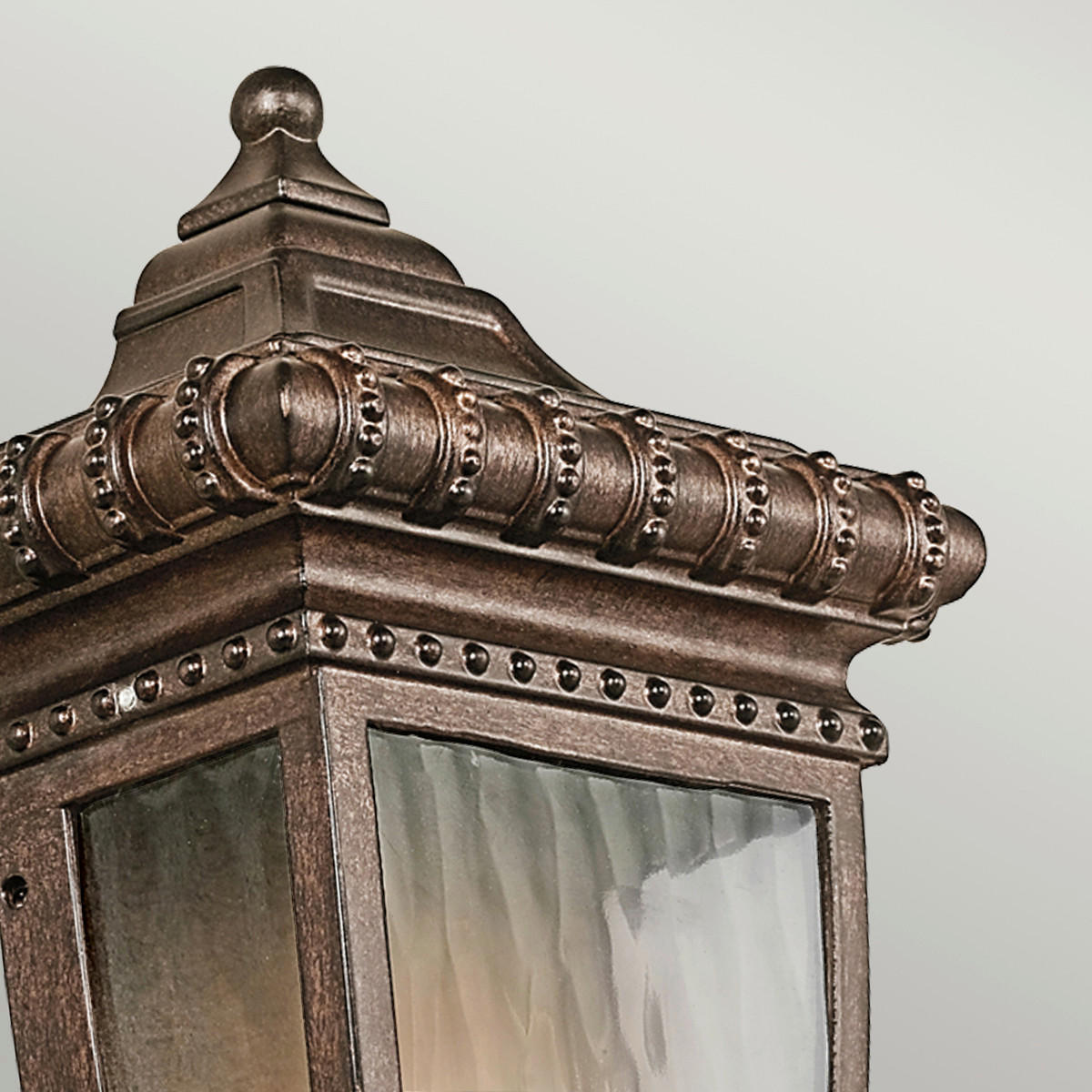 AUSSENWANDLEUCHTE - Bronzefarben, Romantik / Landhaus, Glas/Metall (17.1/29.8/9.5cm) - Elstead Lighting
