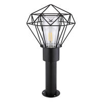 PODNA SVJETILJKA VANJSKA  - prozirno/crna, Basics, metal/plastika (22,5/25,5/50cm) - Globo