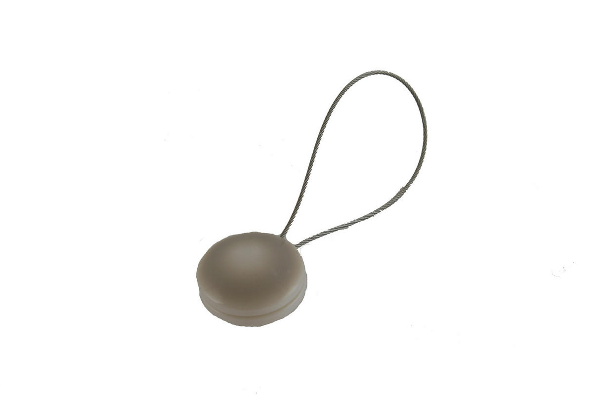 MAGNET PENTRU PRINDERE PERDEA  - alb, Basics, metal (1/4cm)