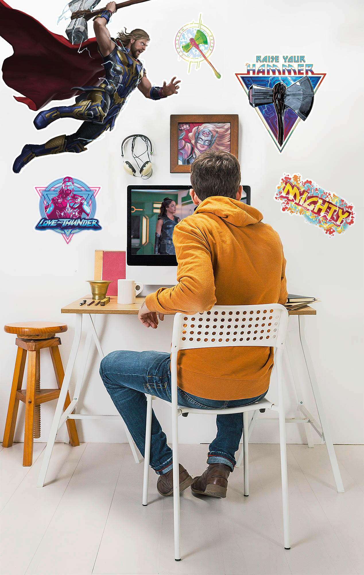 VÄGGDEKALER 100/70 cm     - multicolor, Basics, plast (100/70cm) - Komar