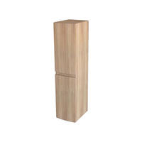 MAGASSZEKRÉNY 30/130/39 cm  - tölgyfa színű, Basics, faalapú anyag/Üveg (30/130/39cm) - Welnova