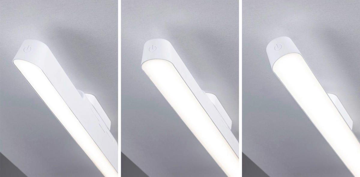 AUFBAULEUCHTE Atalia 40/4/3 cm   - Weiß, Basics, Kunststoff (40/4/3cm) - Paulmann