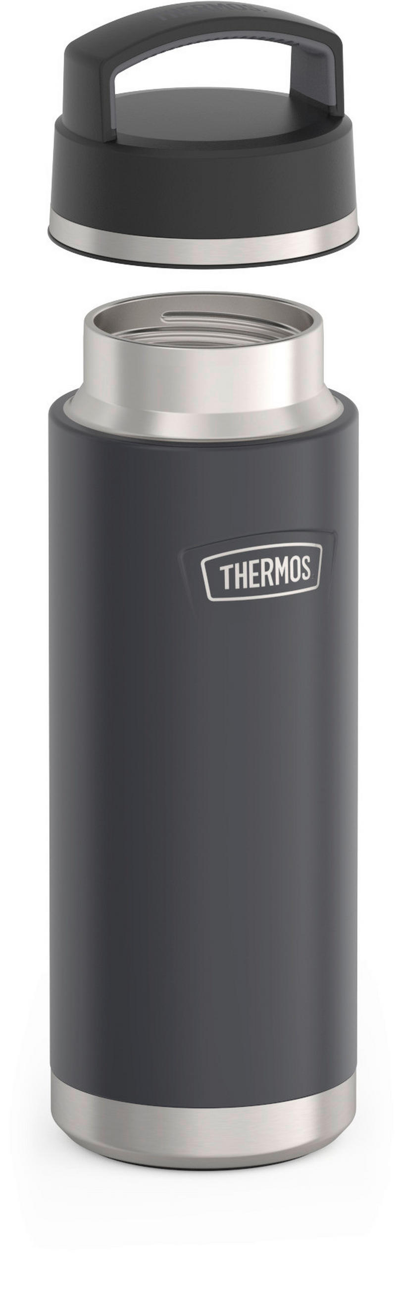 ISOLIERFLASCHE ICON 0,71 L  - Dunkelgrau, Basics, Metall (0,71l) - Thermos