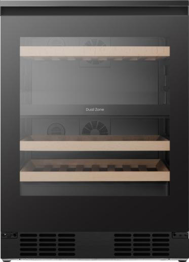 WEINKLIMASCHRANK RW3N122GALF  - Schwarz, MODERN, Glas/Holz (59,5/81,9/57,5cm) - Hisense