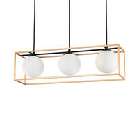 HÄNGELEUCHTE Lingotto   - Messingfarben, Design, Glas/Metall (70/34,5/145/18,5cm)