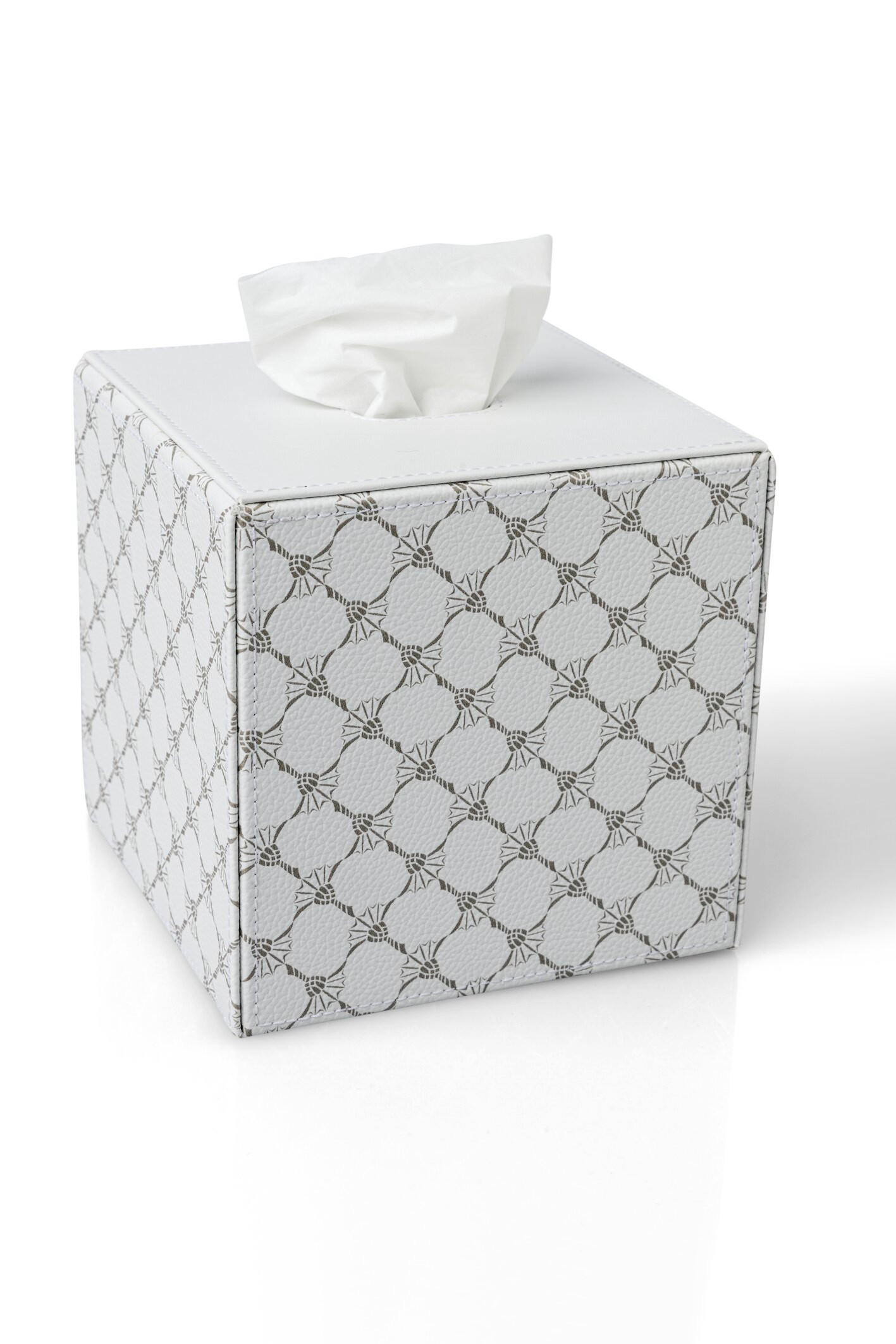 AUFBEWAHRUNGSBOX CORNFLOWERACCESSOIRES  - Weiß/Grau, Design, Kunststoff (24/9/12,5cm) - Joop!
