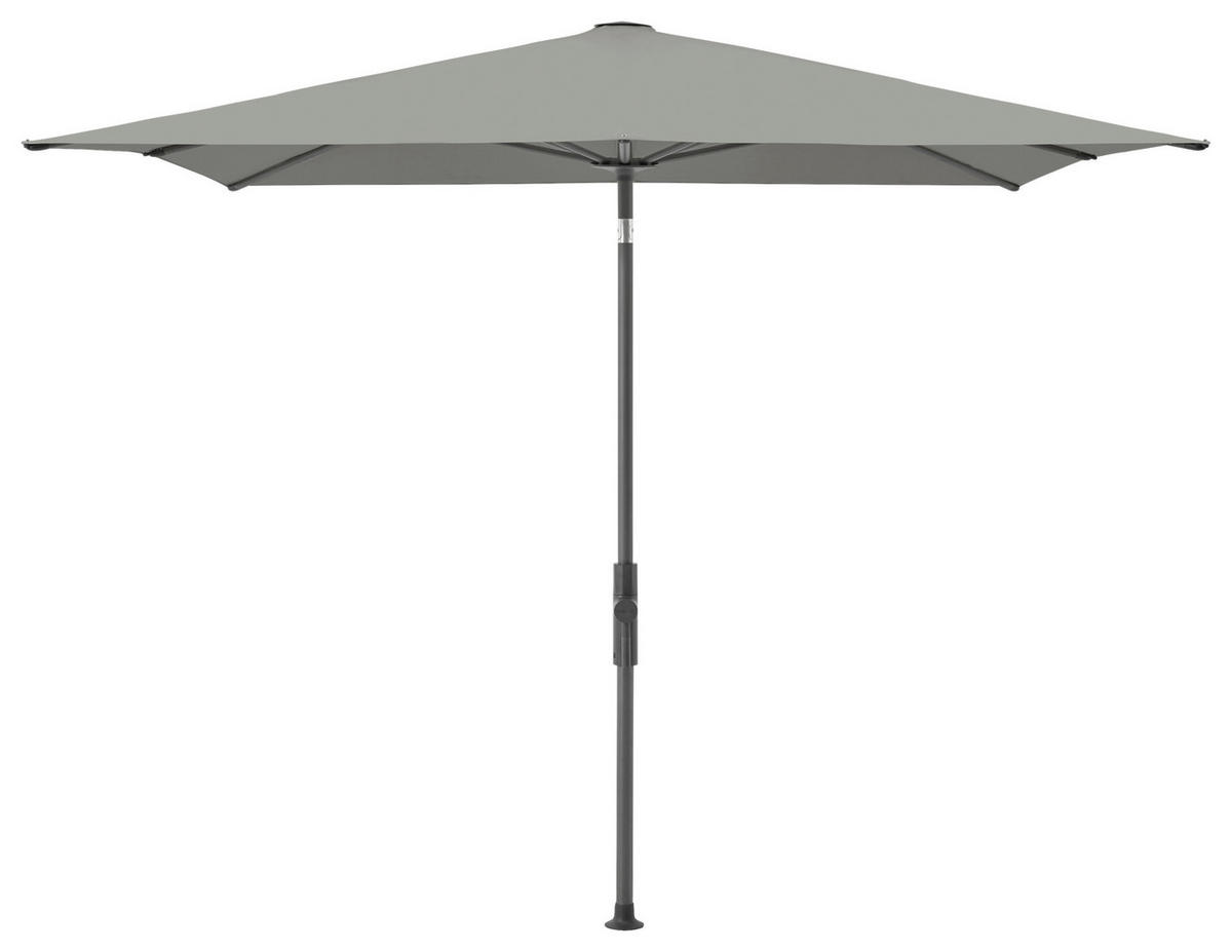 SONNENSCHIRM 240 cm Anthrazit  - Anthrazit, Basics, Textil/Metall (240/240cm) - Glatz