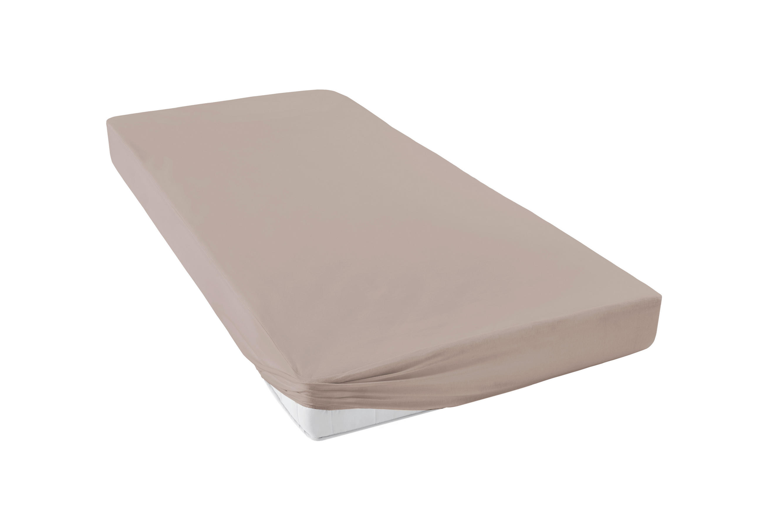 SPANNLEINTUCH 70/140 cm Jersey  - Braun, Basics, Textil (70/140cm)