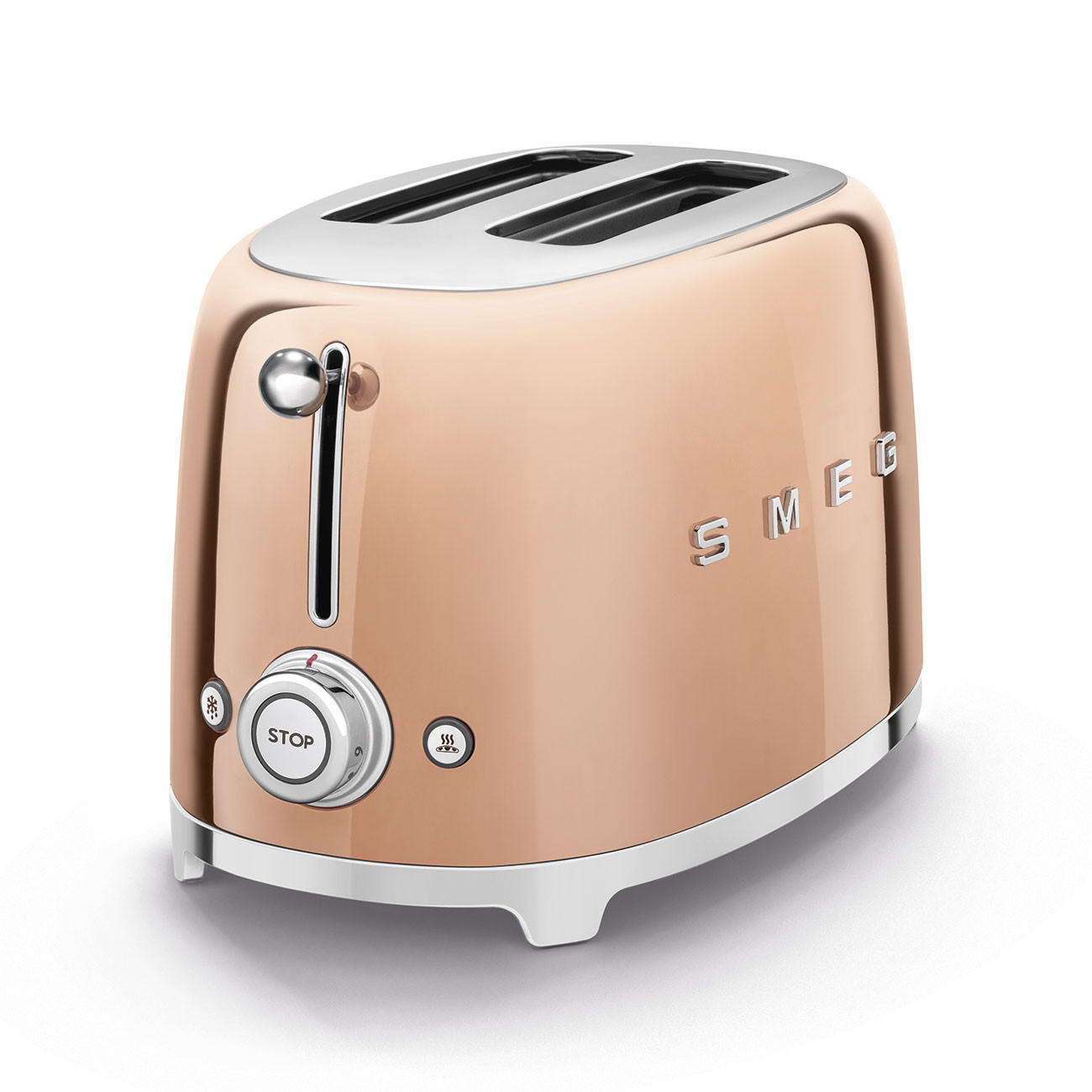 TOASTER  - Roségold, Design, Metall (31/19,8/19,5cm) - SMEG