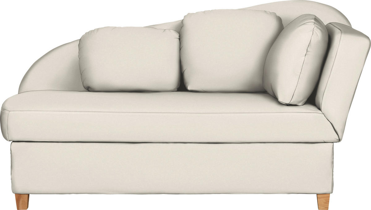 LIEGE in Chenille, Flachgewebe Creme  - Creme, Lifestyle, Holz/Textil (180/97/85cm) - Novel