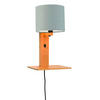 WANDLEUCHTE GOOD&MOJO  19/24/36 cm   - Hellgrau/Naturfarben, Trend, Holz/Textil (19/24/36cm) - Good & Mojo