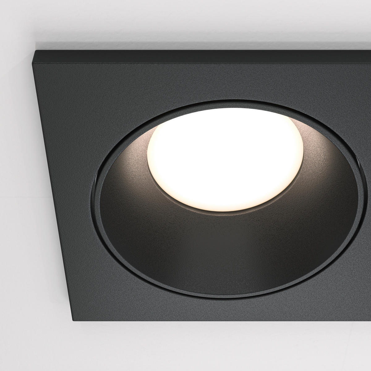 DECKENLEUCHTE    17/9/3,6 cm  - Schwarz, Trend, Metall (17/9/3,6cm) - MAYTONI