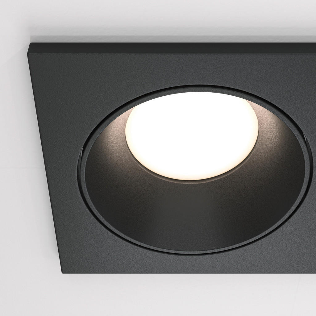 Thumbnail - Maytoni Deckenleuchte Downlight, Schwarz, Metall, rund,rund, 9x3.6x17 cm, CE, gleichmäßige Lichtverteilung, Lampen & Leu...