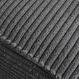 HOCKER in Textil Dunkelgrau  - Dunkelgrau/Schwarz, Design, Textil/Metall (60/49/53cm) - Landscape