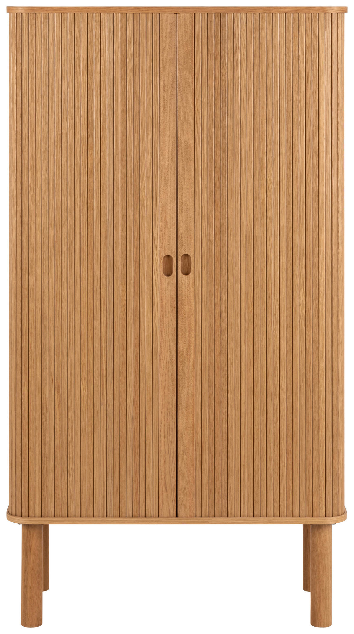 VISOKA KOMODA, barve hrasta  - barve hrasta, Trend, leseni material (80/145/40cm) - MID.YOU