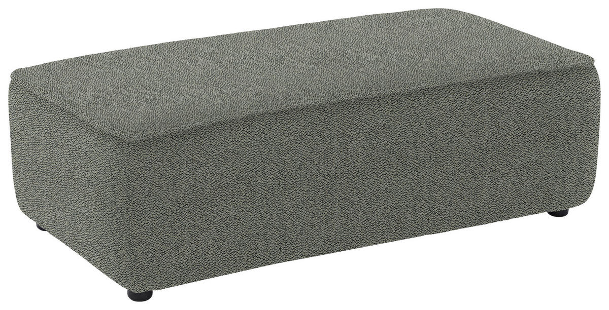 ECKSOFA in Flachgewebe Grau  341/164 cm  - Schwarz/Grau, Design, Kunststoff/Textil (341/164cm) - W.Schillig