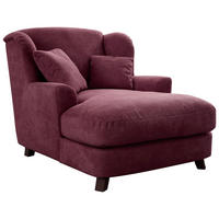 XXL KŘESLO, textil, kompozitní dřevo, tmavě červená - tmavě hnědá/tmavě červená, Moderní, kompozitní dřevo/textil (109/104/145cm) - Sit & More