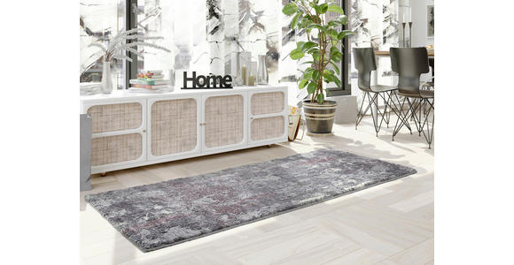 LÄUFER 80/300 cm Timeline Quantum Aubergine, Beige  - Beige/Aubergine, Design, Textil (80/300cm) - Novel