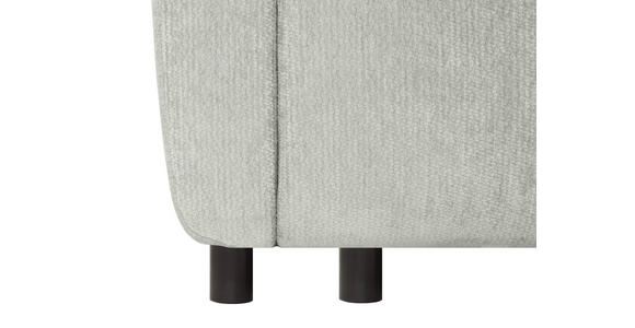 SCHLAFSOFA Chenille Silberfarben  - Silberfarben/Schwarz, KONVENTIONELL, Kunststoff/Textil (161/90/108cm) - Carryhome