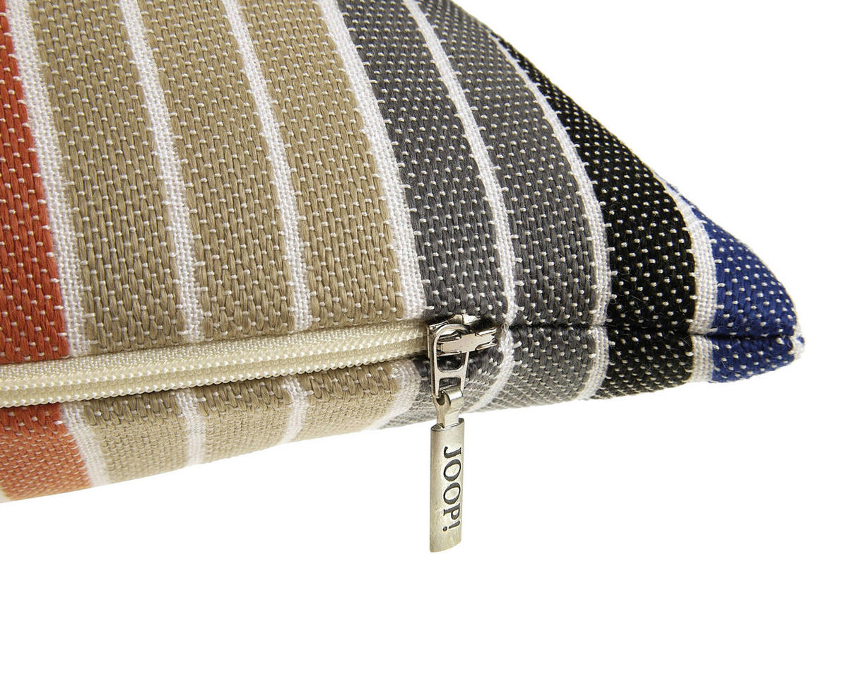 OUTDOOR-KISSEN  - Blau/Schwarz, Design, Textil (50/50cm) - Joop!