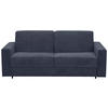 SCHLAFSOFA Webstoff Dunkelblau  - Schwarz/Dunkelblau, KONVENTIONELL, Kunststoff/Textil (198/84/96cm) - Carryhome