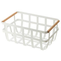 UNIVERSALABLAGE  - Weiss, Basics, Holz/Metall (35,5/22/15,5cm)