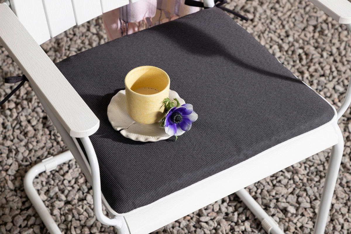 RELAXSESSELAUFLAGE  - Grau, MODERN, Textil (46/4/39cm) - Gardenson