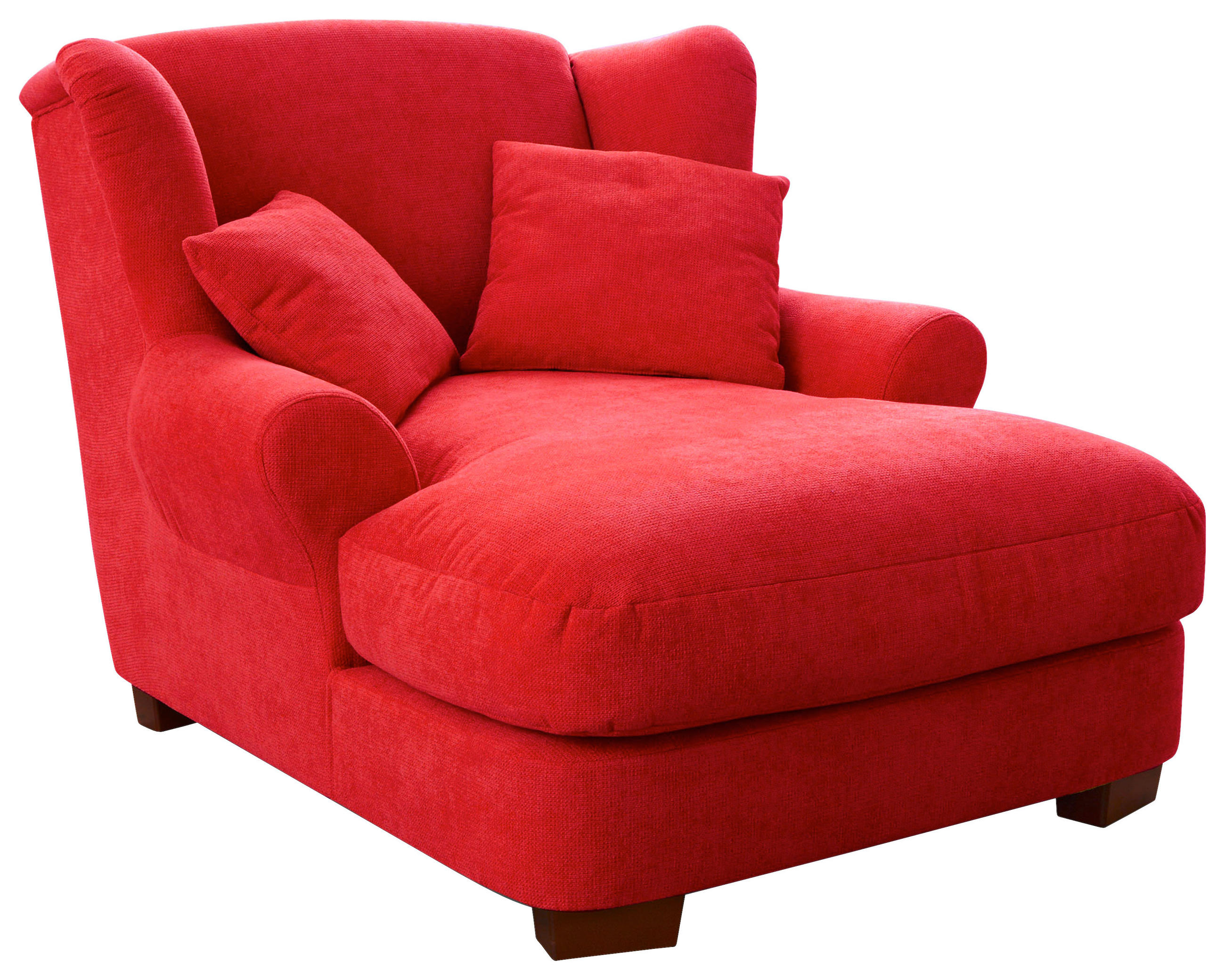 Sit & More XXL KŘESLO, textil, červená