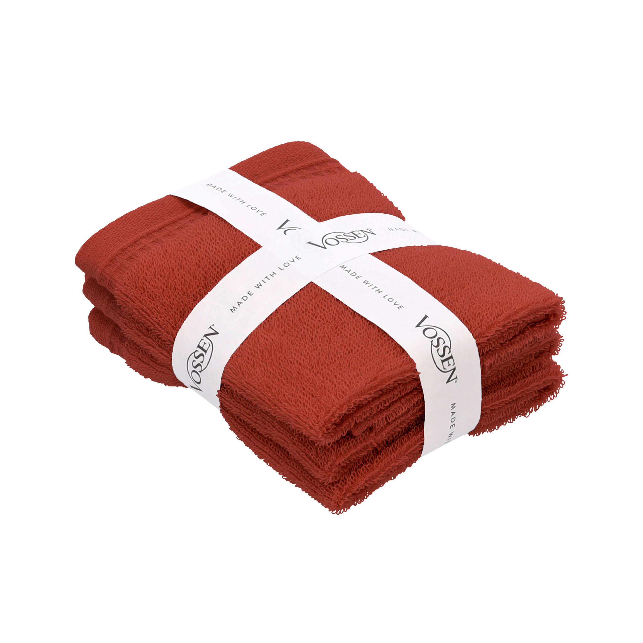 SEIFTUCHSET 30/30 cm Detox Time Braun 3-teilig  - Braun, Basics, Textil (30/30cm) - Vossen